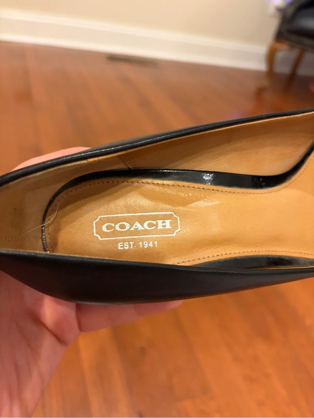 Coach | Classic Black Pointed-Toe Stiletto Pumps 4in